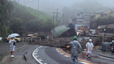 Japan mudslide